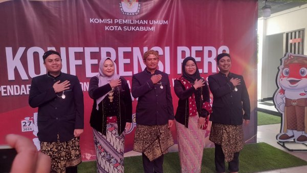 KPU Tetapkan 3 Pasangan Calon di Pilkada Kota Sukabumi
