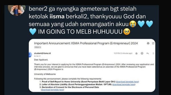 Lolos Seleksi Ketat, Mahasiswa IISMA-E Siap Bawa Pulang Ilmu Wirausaha