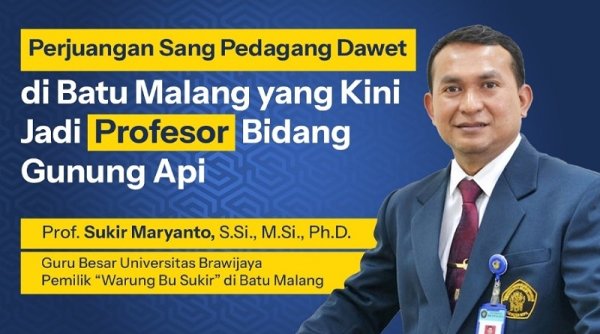 Kisah Inspiratif Pedagang Dawet Jadi Profesor
