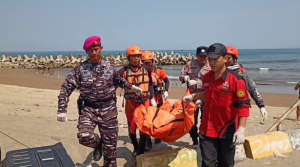 ABK yang Tenggelam di Laut Ujunggenteng Sukabumi Ditemukan di Banten