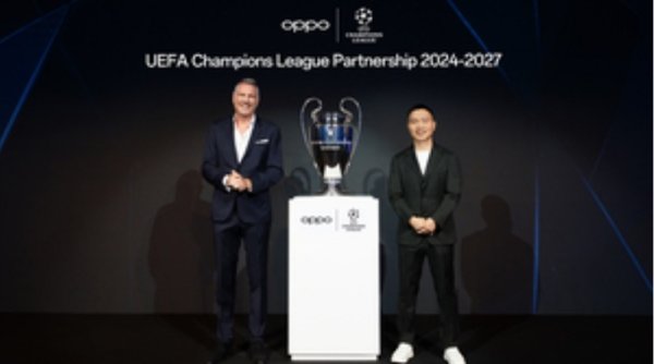 OPPO Perbarui Kemitraan dengan UEFA untuk Tiga Musim Mendatang
