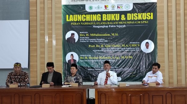 Peluncuran Buku dan Diskusi "Peran Nahdlatul Ulama dalam Menumpas G30S/PKI" di Gedung Ormas Islam
