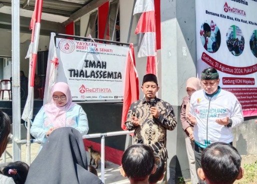 Imah Thalasemia Resmi di Buka Oleh Kadinkes : Dalam Waktu Dekat akan menerima Mobil Operasional Dari Pemda