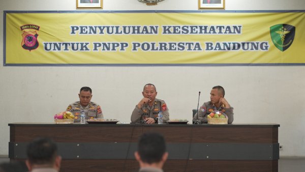 Penyuluhan Kesehatan untuk PNPP oleh Sidokkes Polresta Bandung