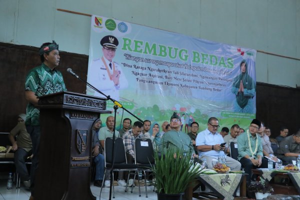 Dadang Supriatna: Presiden Sudah Konsen Buat Embung-embung di Kabupaten Bandung