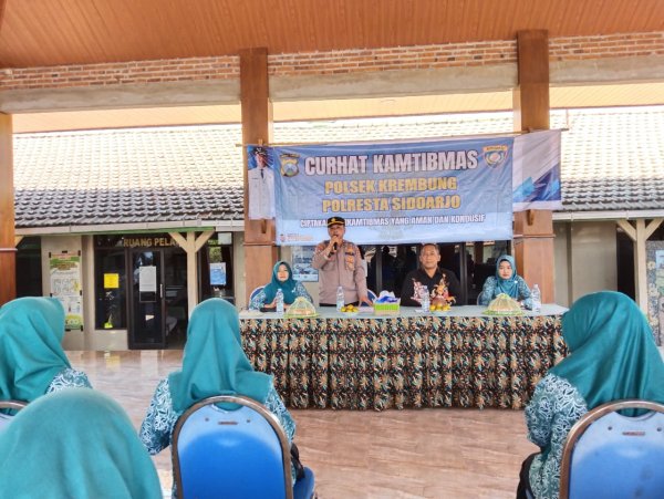 Polsek Krembung Ajak Masyarakat Jadi Polisi Bagi Diri Sendiri
