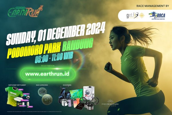 Mandatalam Earth Run 2024: Lari Menuju Bumi yang Hijau - “Run For To Earth" di Podomoro Park, Bandung