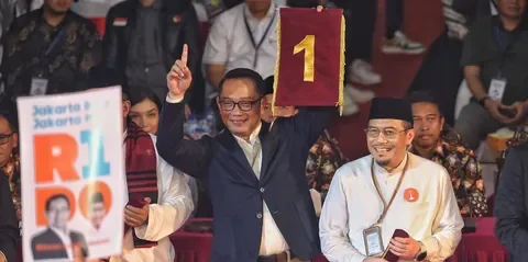 Cagub Jakarta: Pasangan Ridwan Kamil - Suswono Nomor Urut 1