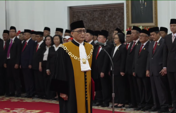 Prabowo Subianto Resmikan Ketua Mahkamah Agung yang Baru