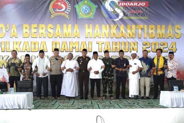 Doa Bersama Kodim 0816 Sidoarjo, Sinergi Wujudkan Pilkada Aman dan Damai