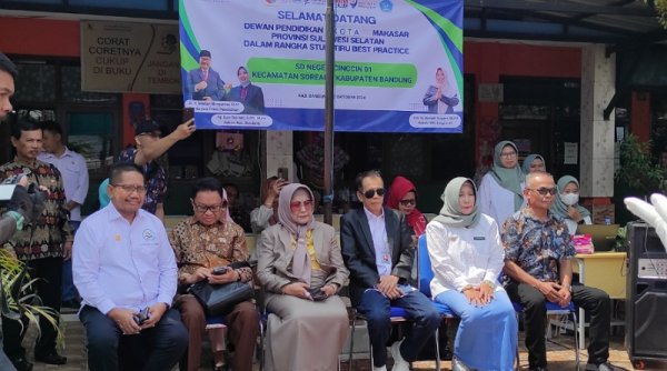 Dewan Pendidikan Kota Makassar Lakukan Studi Tiru di SDN Cingcin 01 dan SMPN 1 Soreang