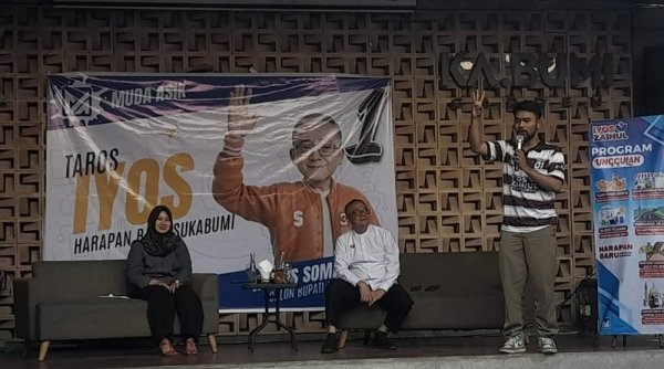 Calon Bupati Iyos Somantri Apresiasi Masukan Konstruktif dari Milenial Sukabumi