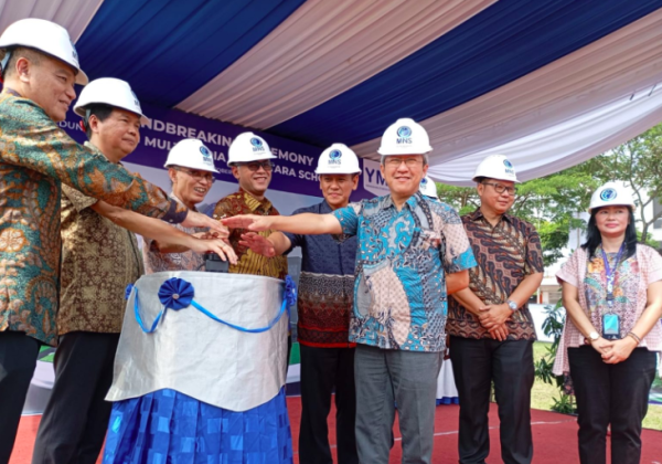 YMN Resmikan Groundbreaking Multimedia Nusantara School, Target Selesai Juli 2025