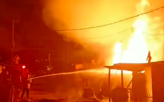 Kebakaran di Gudang LPG Rancaekek, Dua Unit Mobil Hangus