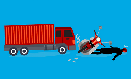Diduga Alami Rem Blong, Truk Fuso Tabrak 3 Kendaraan di Tabanan