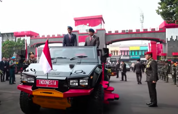 Jokowi-Prabowo Hadiri Apel Pengamanan Pengambilan Sumpah Presiden-Wapres