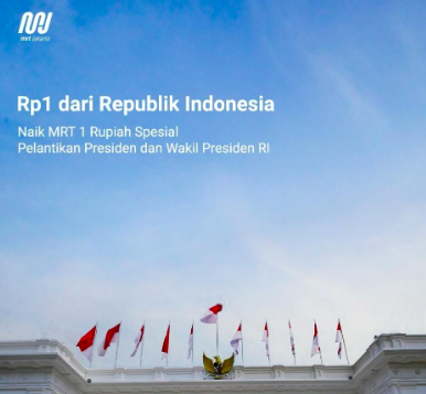 Saat Pelantikan Presiden 20 Oktober Mendatang Naik MRT Jakarta Cuman Rp.1