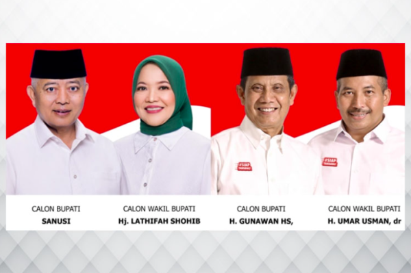 Sanusi Sebut Sudah Banyak Perbaiki Jalan Rusak Pada Debat Pilkada Kabupaten Malang Semalam
