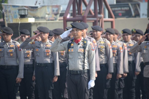 Wakapolresta Sidoarjo Pimpin Upacara Hari Kesaktian Pancasila