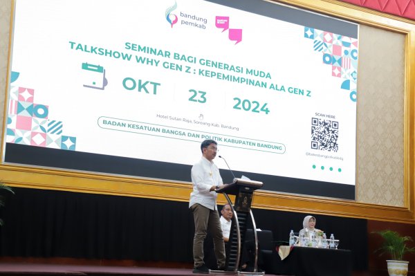 Pemkab Bandung Gelar Seminar bagi Generasi Muda "Talkshow Why Gen Z : Kepemimpinan Ala Gen Z"