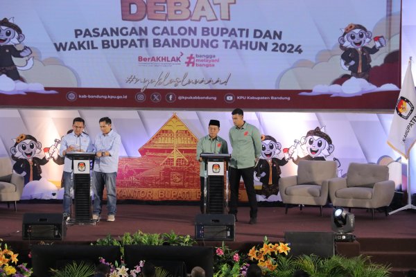 KPU Gelar Debat Perdana Paslon Bupati dan Wakil Bupati Bandung, Syam Zamiat: Bukan Adu Kekuatan Siapa yang Paling Bagus