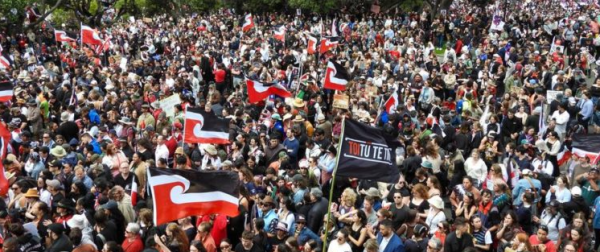 Pawai Raksasa di Selandia Baru, 42.000 Orang Protes RUU yang Dinilai Melemahkan Hak Suku Maori