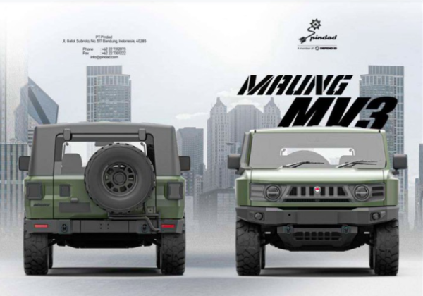 Pindad Siapkan Produksi Maung MV3 untuk Kendaraan Sipil dan Operasional Menteri