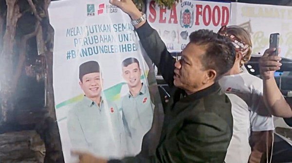 Cabup Kang DS Bantu Cabut APK Dadang-Ali di Masa Tenang