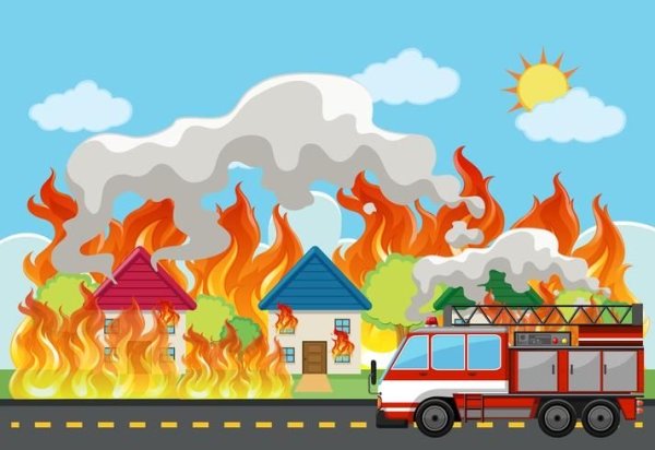 Kebakaran Hebat Melanda Kawasan Sukabumi Utara, 15 Rumah Terbakar