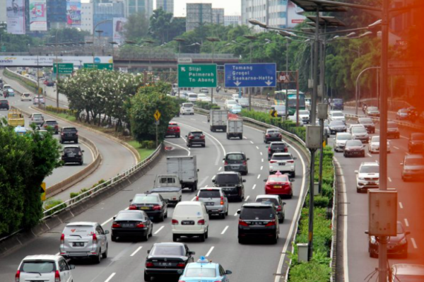 Info Kepadatan Lalin di Tol Dalam Kota: Cawang-Tebet, Tomang-Slipi
