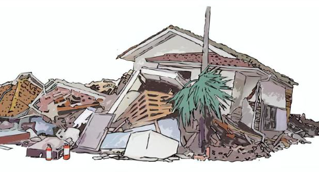 Akibat Hujan Disertai Angin Kencang Rumah di Ciawi Bogor Ambruk
