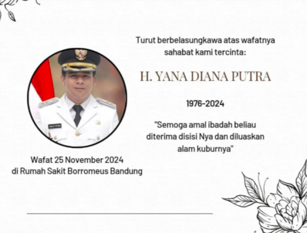 Cawabup Ciamis Yana D Putra Meninggal Dunia, Diduga Serangan Jantung
