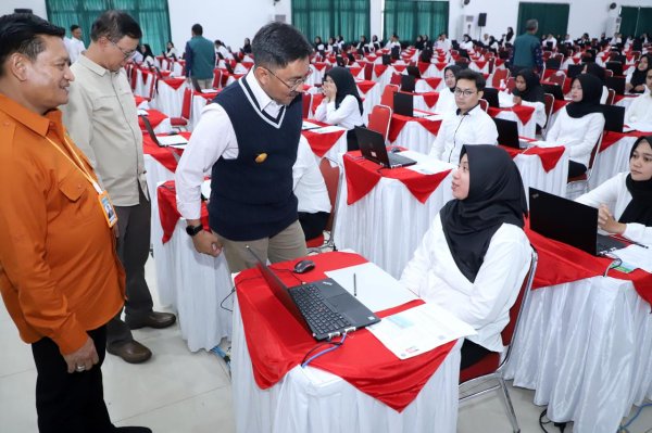 Pjs. Bupati Bandung Dikky Achmad Sidik Monitoring Pelaksanaan SKD CPNS Formasi Tahun 2024