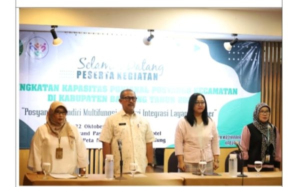 Pemkab Bandung Laksanakan Giat Peningkatan Kapasitas Pokjanal Posyandu Bagi Perangkat Daerah