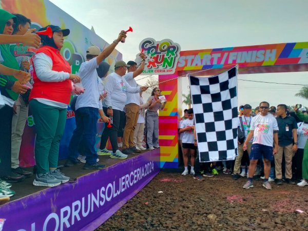 Color Run Soljer Ceria 2024: Cucun Ahmad Syamsurijal Ajak Anak-anak Muda Jadilah Pahlawan Pemberantasan Narkoba dan Judi Online
