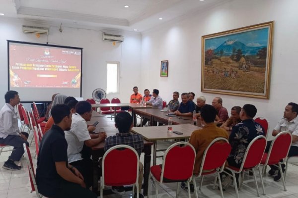 Jelang Debat Ketiga KPU Sidoarjo Gelar Rapat Koordinasi