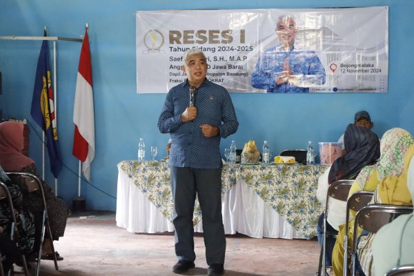 Reses Pertama Anggota DPRD Jabar, Saeful Bachri: Warga Soroti Masalah Perizinan Usaha, Akses Permodalan dan Permasalahan Produk
