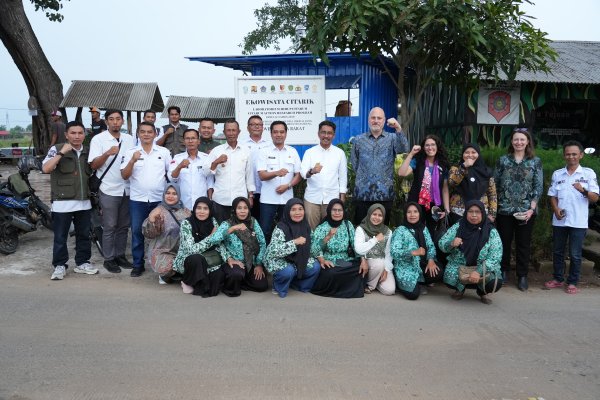 Pengelolaan Sampah Secara Mandiri, TPS3R Dibangun di DAS Citarik Desa Padamukti Solokanjeruk