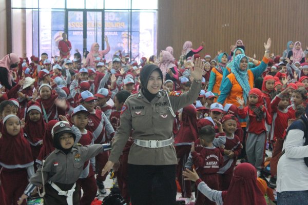 Polsanak Polresta Sidoarjo Tanamkan Budaya Tertib Lalu Lintas Sejak Dini