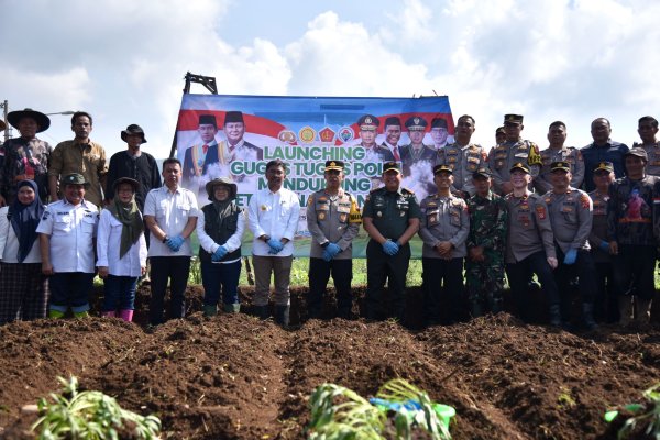Program Asta Cita Presiden Prabowo, Forkopimda Kabupaten Bandung Launching Gugus Tugas Polri Mendukung Ketahanan Pangan
