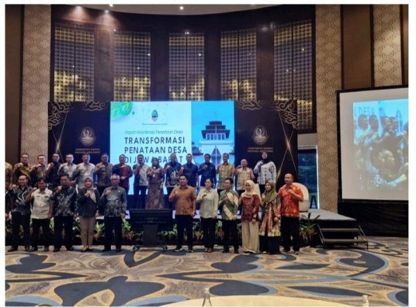 DPMD Kabupaten Bandung Hadir pada Rakor Transformasi Penataan Desa di Jawa Barat