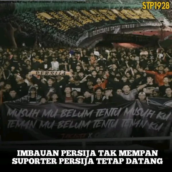 Imbauan Persija Tak Mempan, Jakmania Tetap Berangkat ke Surabaya