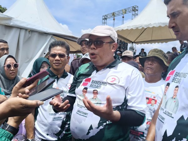 Cucun Ajak Masyarakat Kab. Bandung Nyoblos Paslon No. 2 Dadang Supriatna dan Ali Syakieb di Pilkada 27 November 2024