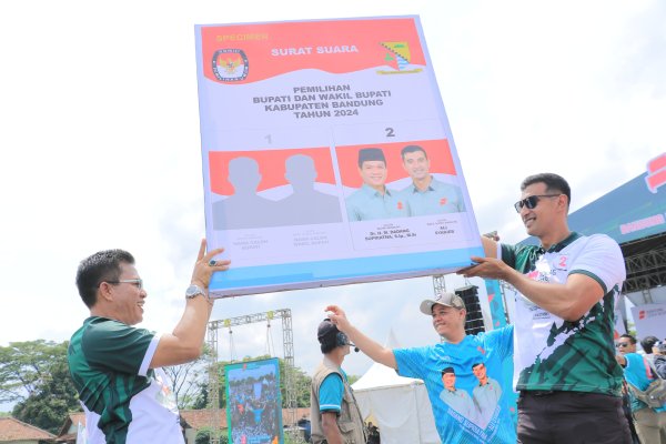 Pilkada Kabupaten Bandung, H Cucun Optimistis Dadang-Ali Syakieb Menang di Atas 70 Persen