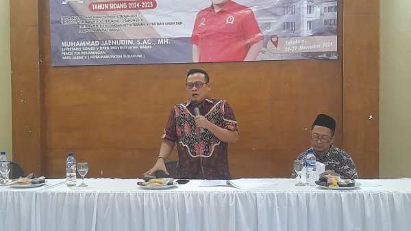 Anggota DPRD Jabar Muhammad Jaenudin Gelar Penyebarluasan Peraturan Daerah