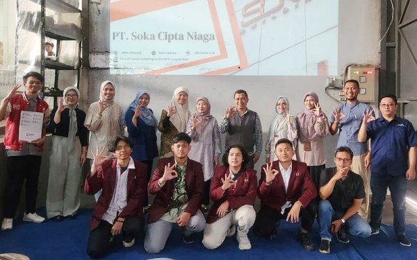 CoE Smart MSMEs & Halal Ecosystem Telkom University Gelar Kunjungan Industri ke PT. Soka Cipta Niaga