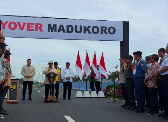 Flyover Rp 198 M di Semarang Jadi Infrastruktur Pertama yang Diresmikan Prabowo