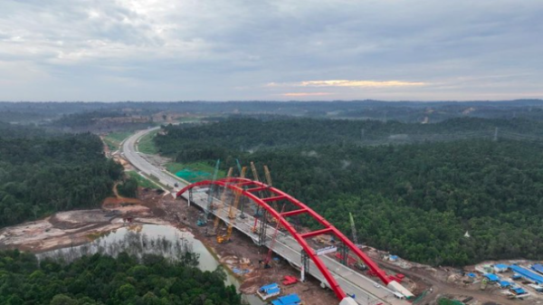 Jembatan Rp 2,42 Triliun di Tol IKN Segera Rampung