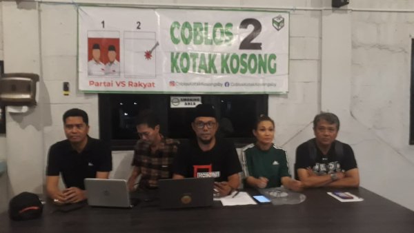 KPU Surabaya Dinilai Gagal Sosialisasikan Kotak Kosong
