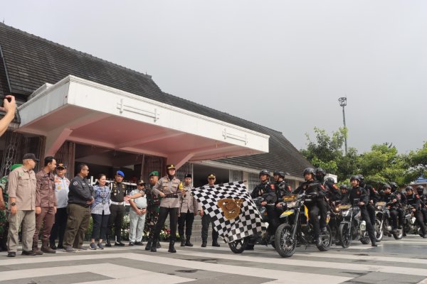 Dukung Operasi Lilin Lodaya 2024, Polres Sukabumi Kota Lepas Tim Macan Bintana